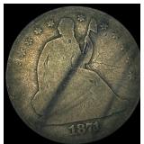 1871-S Silver Half Dollar NICELY CIRCULATED