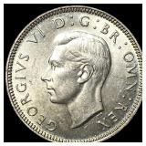 1945S Great Britain Silver 1 Shilling
