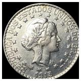 1913 Brazil Silver 2000 Reis