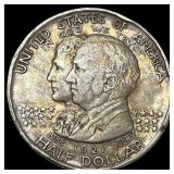 1921 Silver Half Dollar Alabama Centennial NEARLY