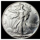 1943-D Silver Half Dollar UNCIRCULATED