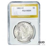1882-CC Morgan Silver Dollar PGA MS64
