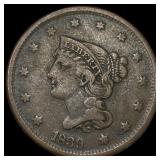 1839 Braided Hair Large Cent NEARLY UNCIRCULATED