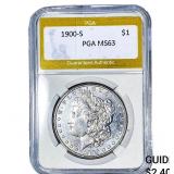 1900-S Morgan Silver Dollar PGA MS63