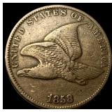 1858 Flying Eagle Cent NEARLY UNCIRCULATED