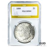 1898 Morgan Silver Dollar PGA MS64