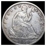 1850-O Silver Seated Liberty Half Dollar HIGH  GR