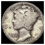 1921 Silver Mercury Dime NICELY CIRCULATED