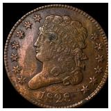 1828 Classic Head Half Cent NEARLY  UNCIRCULATED