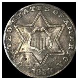1852 Silver Three-Cent Piece HIGH GRADE