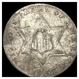 1851 Silver Three-Cent Piece HIGH GRADE