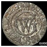1628 German States Brandenburg Silver Solidus
