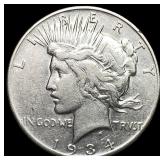 1934 Peace Silver Dollar NEARLY UNCIRCULATED