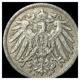 1905A Germany Copper Nickel 10 Pfennig