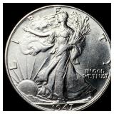 1947-P Silver Half Dollar Walking Liberty UNCIRCUL