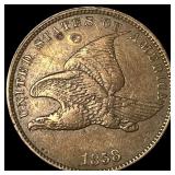 1858 Flying Eagle Cent NEARLY UNCIRCULATED