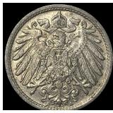 1913A Germany Empire Copper Nickel 10 Pfennig