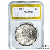 1904-O Morgan Silver Dollar PGA MS63