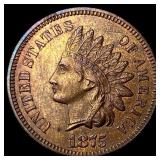 1875 Indian Head Cent CLOSELY UNCIRCULATED