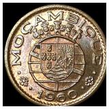 1960 Mazambique Bronze 10 Centavos