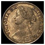 1866 Great Britain Bronze 1 Farthing