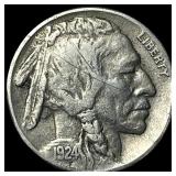 1924-S Buffalo Nickel NICELY CIRCULATED