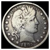 1895 Barber Quarter NICELY CIRCULATED