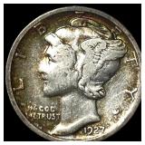 1927-S Silver Mercury Dime LIGHTLY CIRCULATED