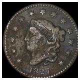 1827 Coronet Head Large Cent LIGHTLY CIRCULATED