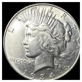 1934 Silver Peace Dollar HIGH GRADE