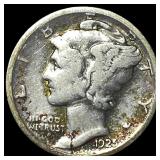 1925-S Silver Mercury Dime NICELY CIRCULATED