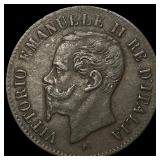 1862 Italy Copper 2 Centesimi