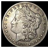 1891-CC Silver Morgan Dollar NEARLY UNCIRCULATED