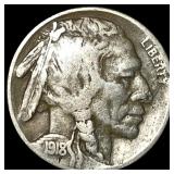 1918-S Buffalo Nickel LIGHTLY CIRCULATED