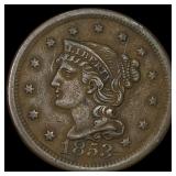 1853 Braided Hair Large Cent NEARLY UNCIRCULATED