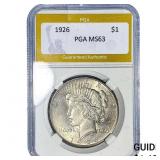 1926 Silver Peace Dollar PGA MS63