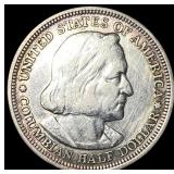 1893 Silver Columbian Half Dollar LIGHTLY CIRCULAT