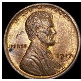 1917 Lincoln Wheat Cent CHOICE BU