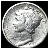 1917 Mercury Dime CLOSELY UNCIRCULATED