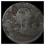 1805 Draped Bust Half Cent NICELY CIRCULATED