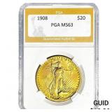 1908 1oz $50 Gold Eagle PGA MS63