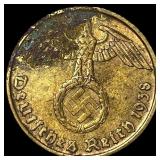 1938-B Germany Third Reich 5 Pfennig