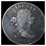 1800 Draped Bust Half Cent NICELY CIRCULATED