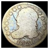 1821 Capped Bust Dime NICELY CIRCULATED