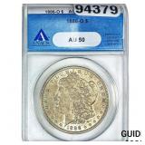 1886-O Morgan Silver Dollar ANACS AU50