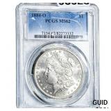 1884-O Morgan Silver Dollar PCGS MS62