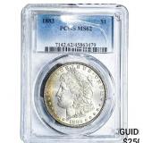 1883 Morgan Silver Dollar PCGS MS62