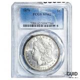 1879 Morgan Silver Dollar PCGS MS62