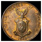 1944S Philippine Bronze 1 Centavo
