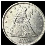 1876 Seated Liberty Twenty Cents CLOSELY UNCIRCULA
